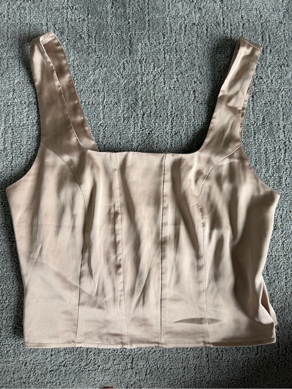 Women's Square Neck Silky Tank Top